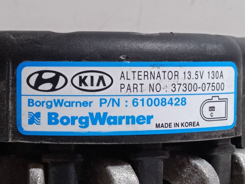 Recambio de alternador para kia picanto iii (ja) 1.0 referencia OEM IAM 3730007500  