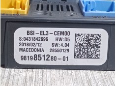 Recambio de bsi para opel crossland x / crossland (p17, p2qo) 1.2 (75) referencia OEM IAM 981985128001 28550129 BSI EL3 CEM00