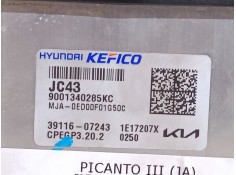 Recambio de centralita motor uce para kia picanto iii (ja) 1.0 referencia OEM IAM 9001340285KC  3911607243