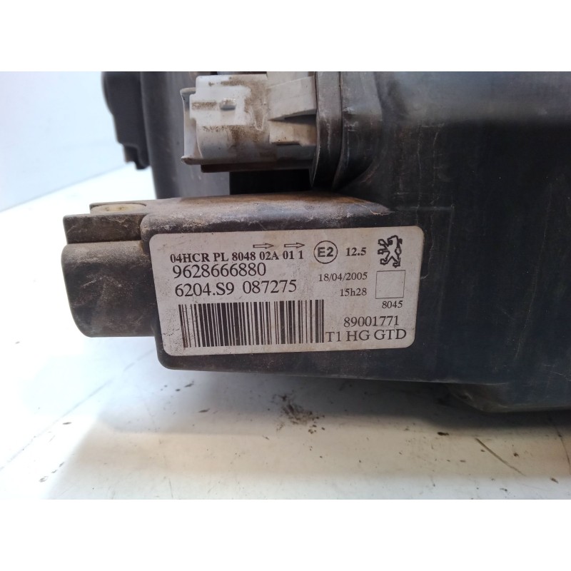 Recambio de faro izquierdo para peugeot 206 hatchback (2a/c) 1.4 hdi eco 70 referencia OEM IAM 9628666880  89001771