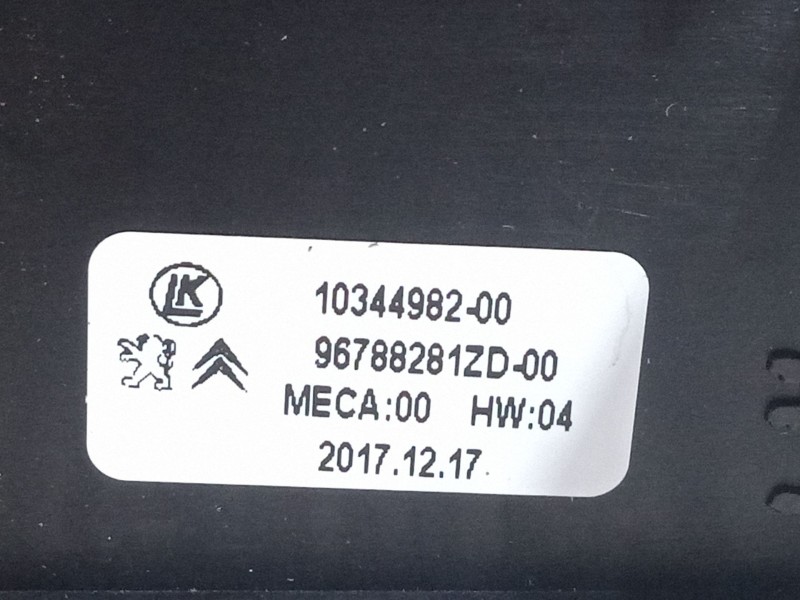 Recambio de mando elevalunas delantero izquierdo para opel crossland x / crossland (p17, p2qo) 1.2 (75) referencia OEM IAM 96788