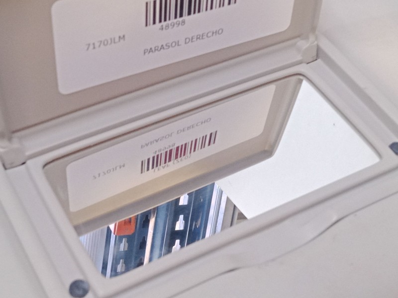 Recambio de parasol derecho para nissan leaf (ze0) electric referencia OEM IAM   