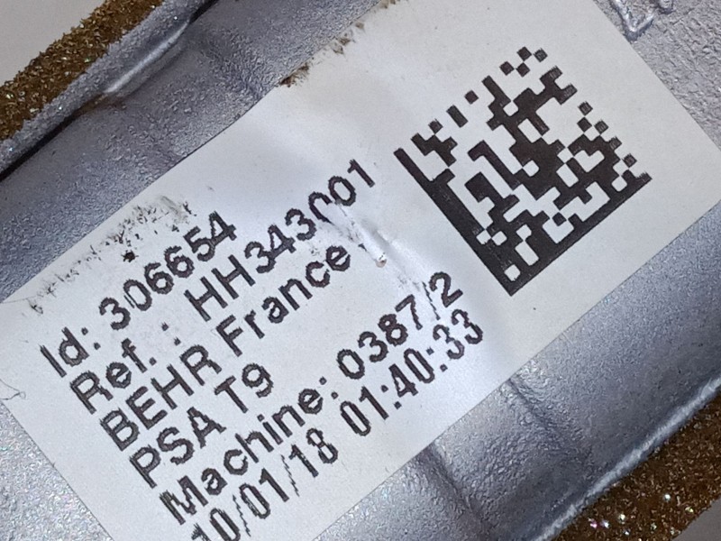 Recambio de radiador calefaccion para peugeot 308 ii (lb_, lp_, lw_, lh_, l3_) 1.2 thp 110 referencia OEM IAM HH343001  