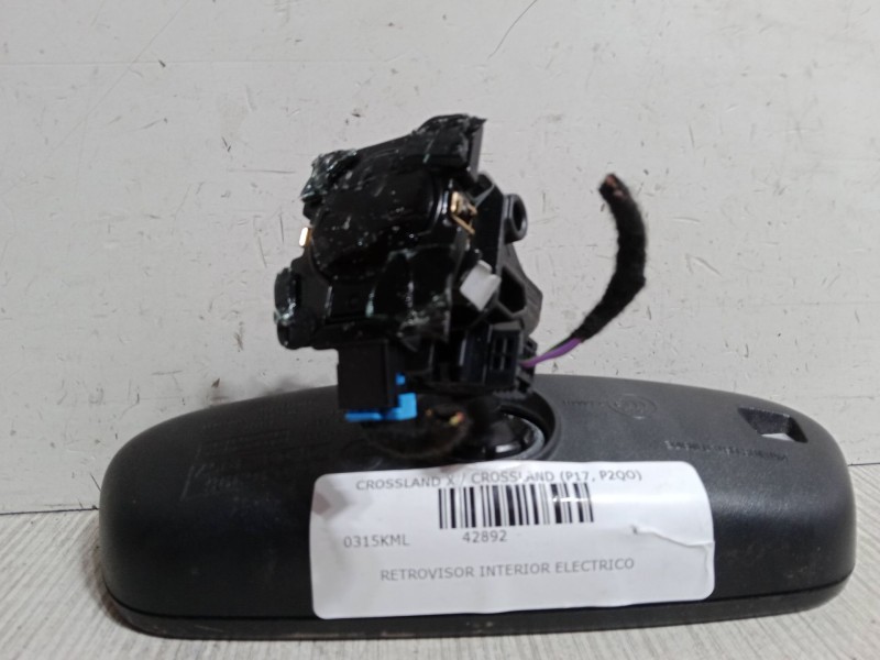 Recambio de retrovisor interior electrico para opel crossland x / crossland (p17, p2qo) 1.2 (75) referencia OEM IAM   