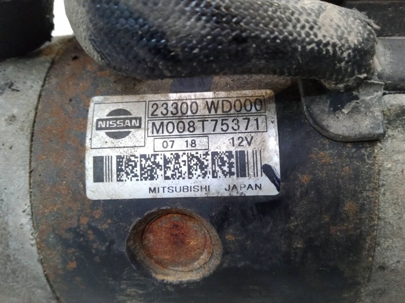 Recambio de motor arranque para nissan almera ii hatchback (n16) 2.2 di referencia OEM IAM 23300WD000  M008T75371