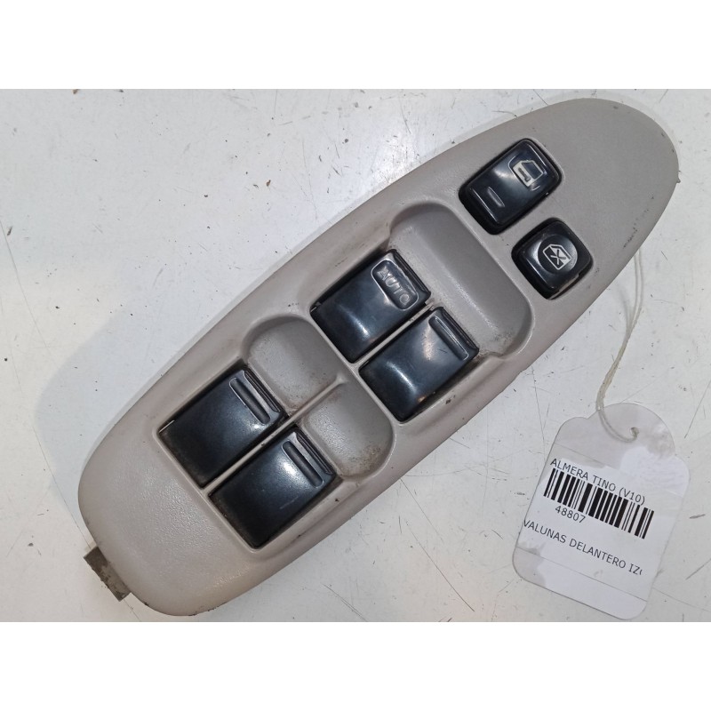 Recambio de mando elevalunas delantero izquierdo para nissan almera tino (v10) 2.2 dci referencia OEM IAM 80961BU400  