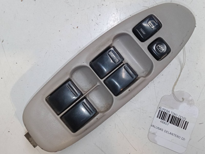 Recambio de mando elevalunas delantero izquierdo para nissan almera tino (v10) 2.2 dci referencia OEM IAM 80961BU400  
