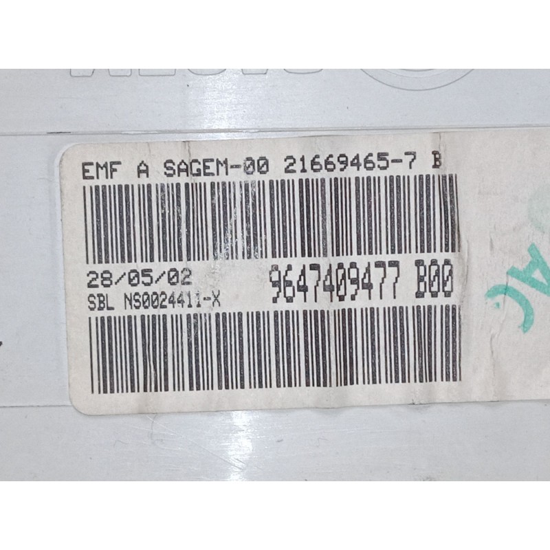 Recambio de pantalla interior reloj para citroën c3 i (fc_, fn_) 1.4 16v hdi referencia OEM IAM 9647409477B00  