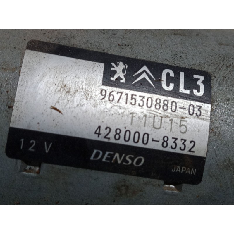 Recambio de motor arranque para opel crossland x / crossland (p17, p2qo) 1.2 (75) referencia OEM IAM 967153088003  4280008332