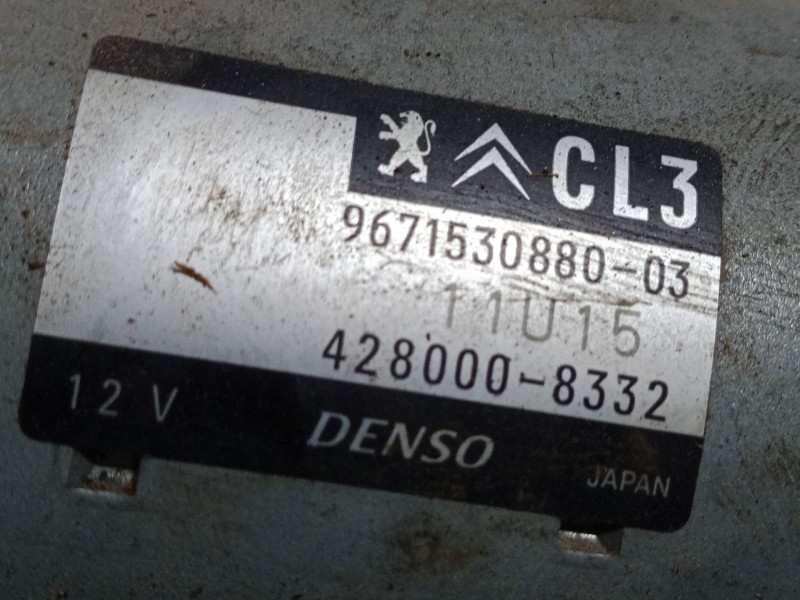 Recambio de motor arranque para opel crossland x / crossland (p17, p2qo) 1.2 (75) referencia OEM IAM 967153088003  4280008332