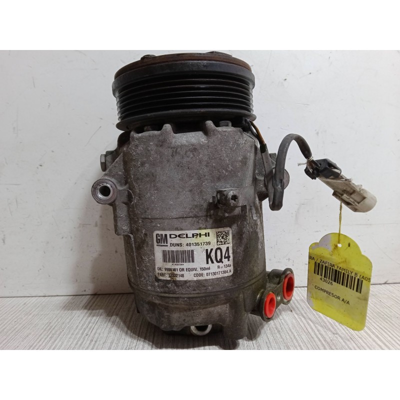 Recambio de compresor a/a para opel zafira / zafira family b (a05) 1.7 cdti (m75) referencia OEM IAM   