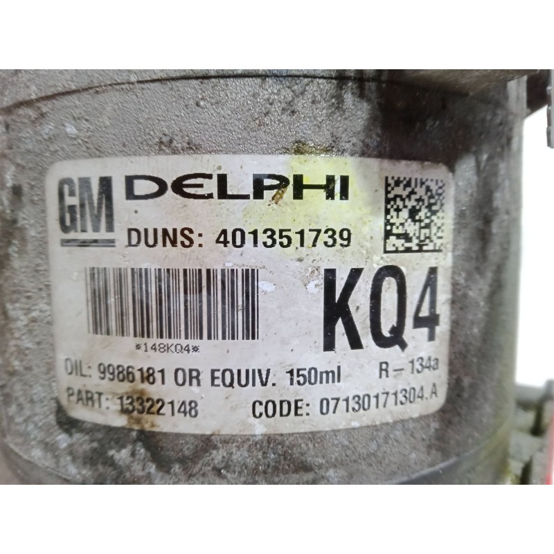 Recambio de compresor a/a para opel zafira / zafira family b (a05) 1.7 cdti (m75) referencia OEM IAM   
