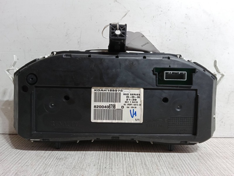 Recambio de cuadro instrumentos para renault megane ii (bm0/1_, cm0/1_) 1.5 dci (bm1e, cm1e) referencia OEM IAM 8200408798D  