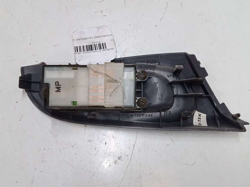 Recambio de mando elevalunas delantero izquierdo para nissan almera ii hatchback (n16) 1.5 referencia OEM IAM 80961BM500  