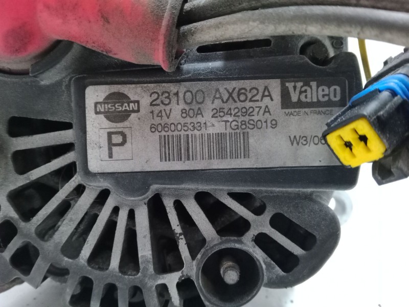 Recambio de alternador para nissan micra iii (k12) 1.4 16v referencia OEM IAM 23100AX62A  TG8S019