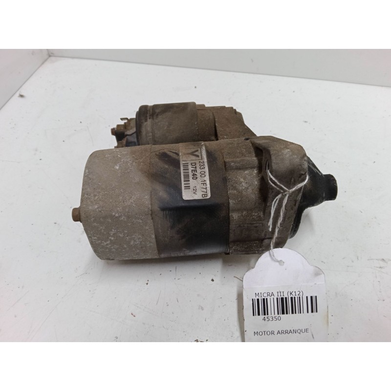 Recambio de motor arranque para nissan micra iii (k12) 1.4 16v referencia OEM IAM 233001F77B  