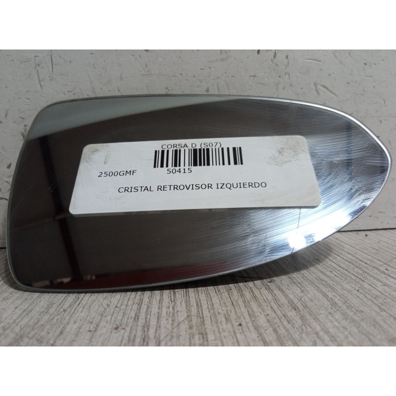 Recambio de cristal retrovisor izquierdo para opel corsa d (s07) 1.2 (l08, l68) referencia OEM IAM   