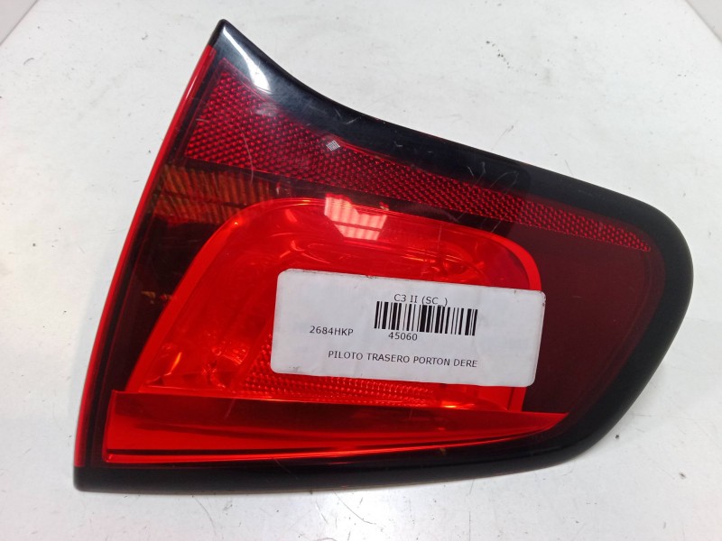 Recambio de piloto trasero porton derecho para citroën c3 ii (sc_) 1.4 referencia OEM IAM 9685225480  