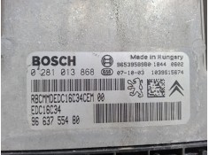 Recambio de centralita motor uce para peugeot 207/207+ (wa_, wc_) 1.6 hdi referencia OEM IAM 9663754480 EDC16C34 0281013868