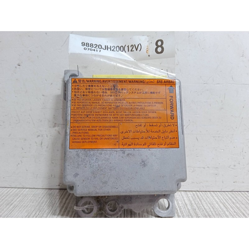 Recambio de centralita airbag para nissan x-trail ii (t31) 2.0 dci 4x4 referencia OEM IAM 98820JH200  