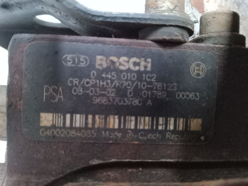 Recambio de bomba inyeccion para peugeot partner furgoneta/monovolumen (5_, g_) 1.6 hdi 75 referencia OEM IAM 0445010102  968370