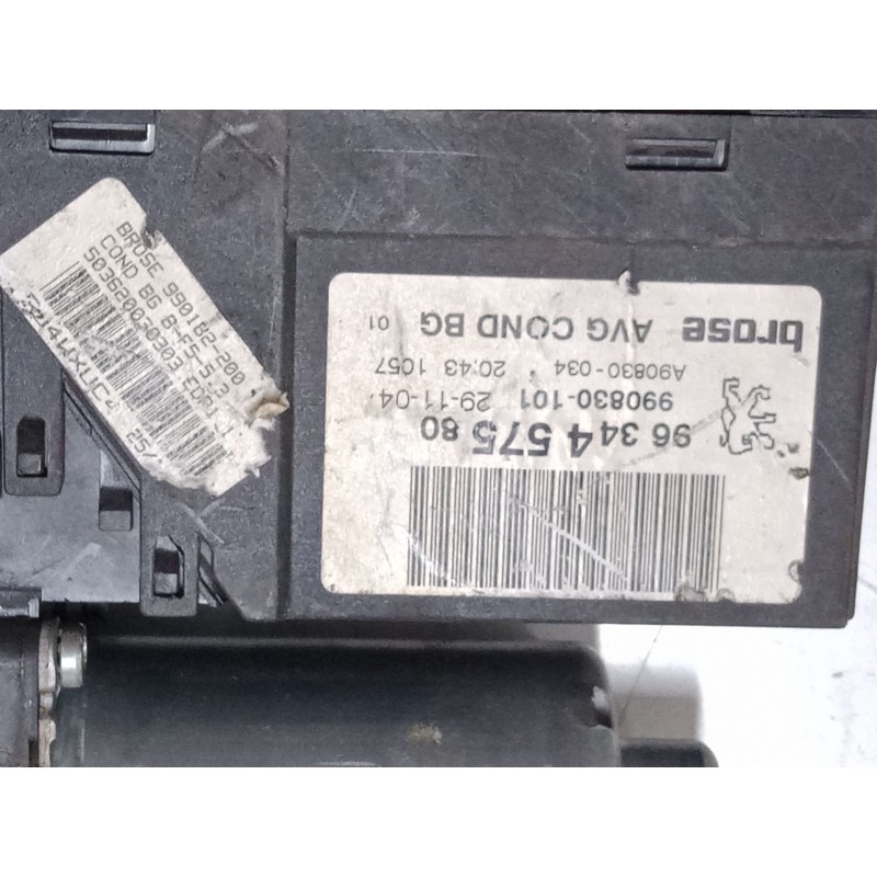 Recambio de elevalunas electrico delantero izquierdo para peugeot 307 (3a/c) 1.6 hdi 110 referencia OEM IAM 9634457580  