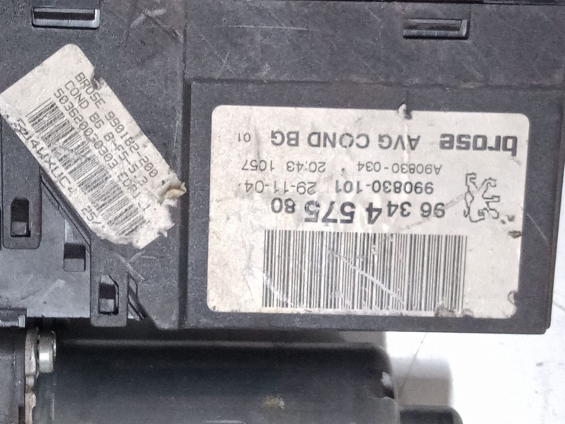 Recambio de elevalunas electrico delantero izquierdo para peugeot 307 (3a/c) 1.6 hdi 110 referencia OEM IAM 9634457580  