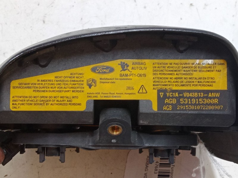Recambio de airbag volante para ford transit furgoneta (fa_ _) 2.4 di (faa_, fab_, fac_, fad_) referencia OEM IAM YC1AV043B13  5 Recambio de airbag volante para ford transit furgoneta (fa_ _) 2.4 di (faa_, fab_, fac_, fad_) referencia OEM IAM YC1AV043B13  5