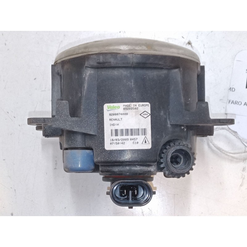 Recambio de faro antiniebla izquierdo para renault scénic ii (jm0/1_) 1.6 16v (jm1r) referencia OEM IAM 8200074008  89202502