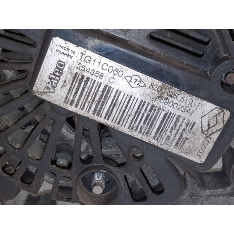 Recambio de alternador para renault scénic ii (jm0/1_) 1.6 16v (jm1r) referencia OEM IAM 8200667619-B 2543551C TG11C060