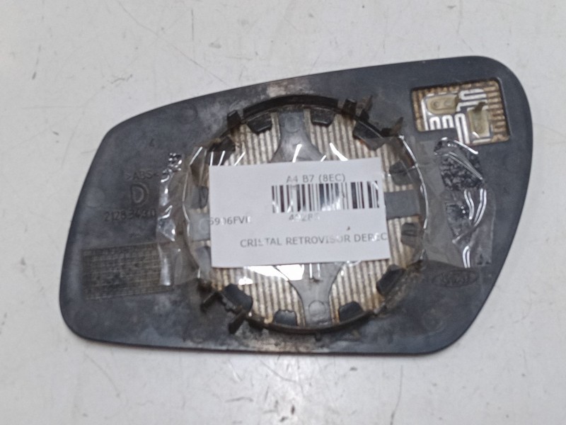 Recambio de cristal retrovisor derecho para audi a4 b7 (8ec) 2.0 tdi 16v referencia OEM IAM   