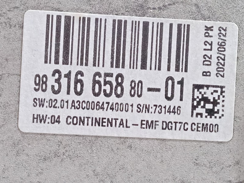 Recambio de pantalla multifuncion para fiat scudo furgoneta 1.5 multijet 120 (506) referencia OEM IAM 983166588001  