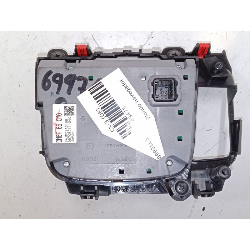 Recambio de mando navegador para mazda cx-3 (dk) 2.0 skyactiv-g referencia OEM IAM DM6F66CMO  SAJMC2A018B