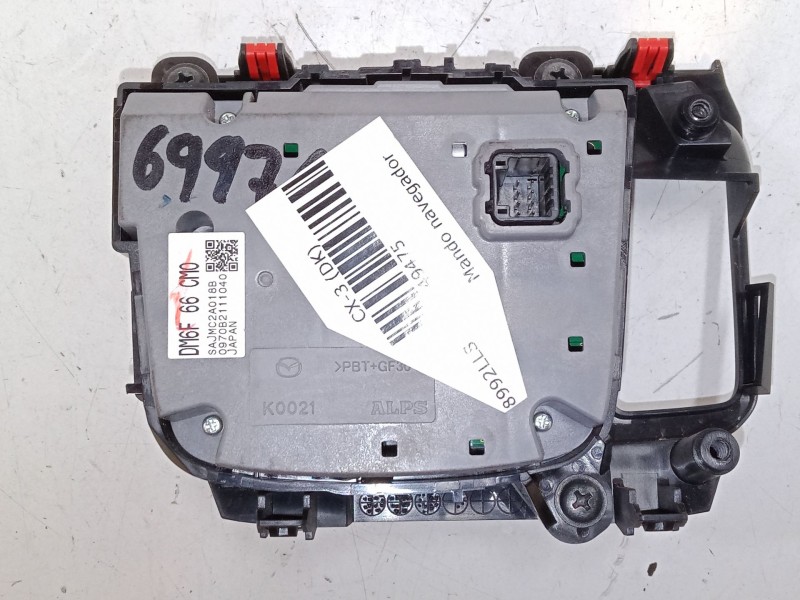 Recambio de mando navegador para mazda cx-3 (dk) 2.0 skyactiv-g referencia OEM IAM DM6F66CMO  SAJMC2A018B