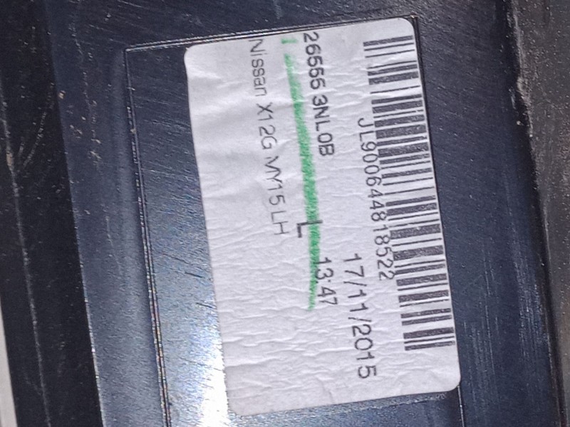 Recambio de piloto trasero izquierdo para nissan leaf (ze0) electric referencia OEM IAM 265553NL0B  