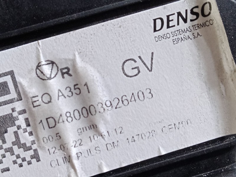 Recambio de motor calefaccion para fiat scudo furgoneta 1.5 multijet 120 (506) referencia OEM IAM 1d480003926403  