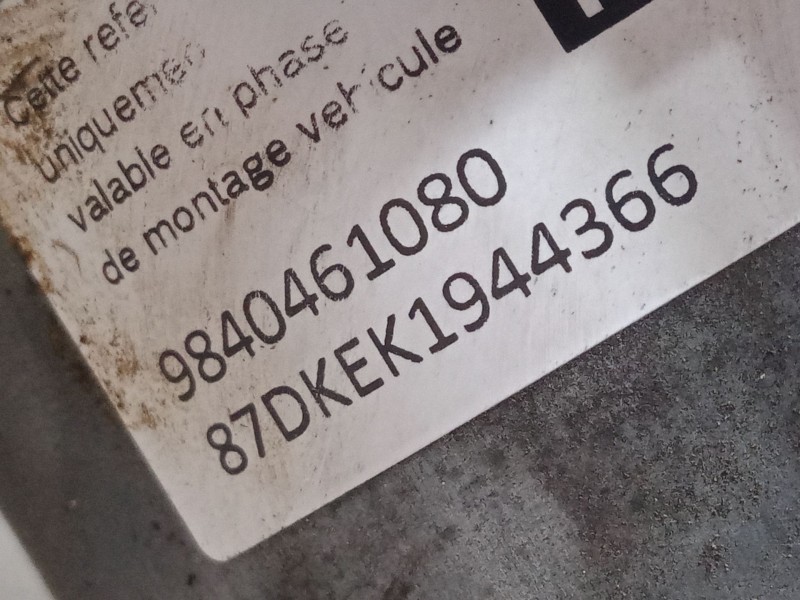 Recambio de abs para fiat scudo furgoneta 1.5 multijet 120 (506) referencia OEM IAM 9840461080  9834920780