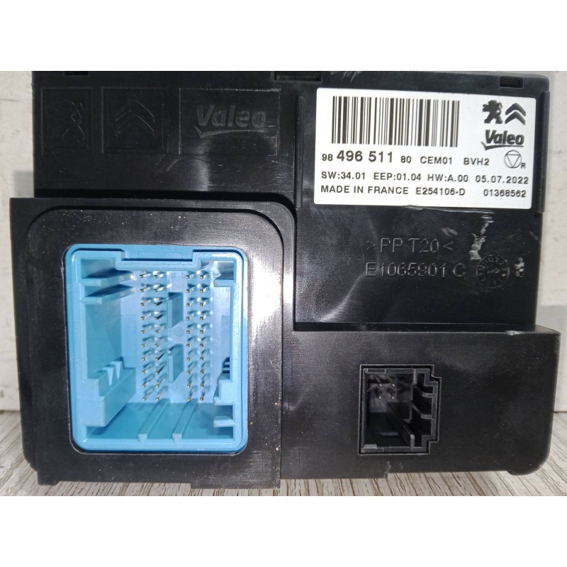 Recambio de centralita aire acondicionado para fiat scudo furgoneta 1.5 multijet 120 (506) referencia OEM IAM 9849651180  