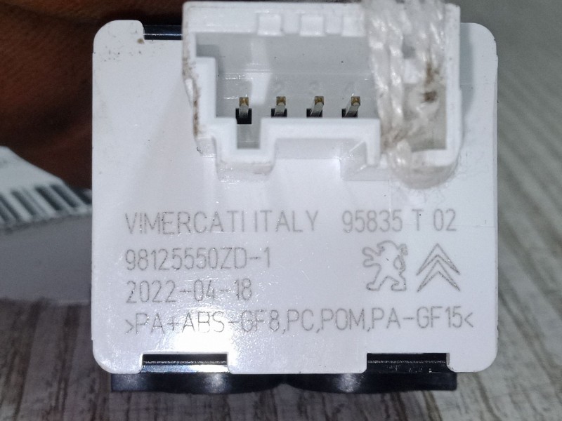 Recambio de regulador altura luces para fiat scudo furgoneta 1.5 multijet 120 (506) referencia OEM IAM 98125550zd-1  