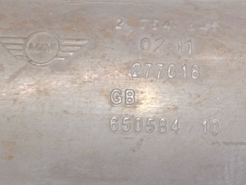 Recambio de tubo escape completo para mini mini (r56) one d referencia OEM IAM   