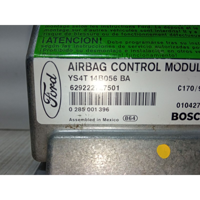 Recambio de centralita airbag para ford focus i (daw, dbw) 1.6 16v referencia OEM IAM 0285001396  