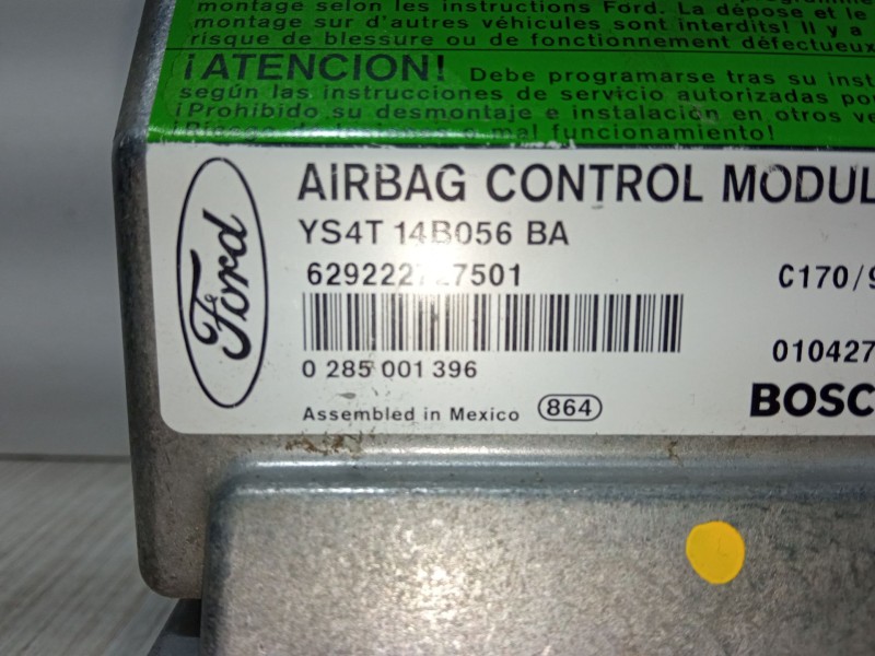 Recambio de centralita airbag para ford focus i (daw, dbw) 1.6 16v referencia OEM IAM 0285001396  
