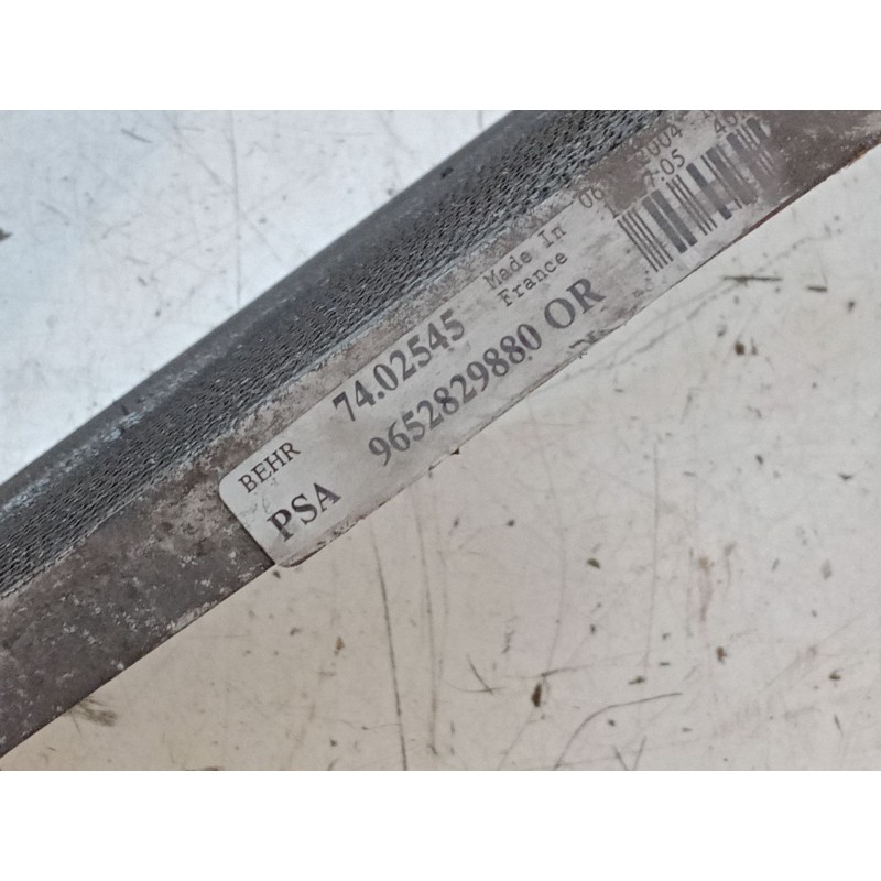 Recambio de radiador a/a /condensador para citroën xsara picasso (n68) 1.6 referencia OEM IAM 9652829880OR  