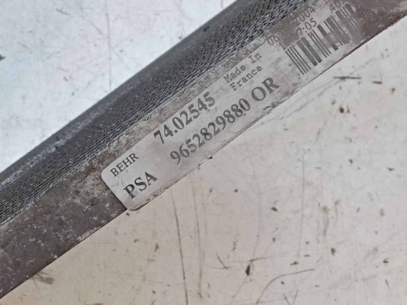 Recambio de radiador a/a /condensador para citroën xsara picasso (n68) 1.6 referencia OEM IAM 9652829880OR  