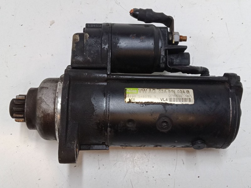 Recambio de motor arranque para seat leon (1m1) 1.9 tdi referencia OEM IAM 02A911024B  D7RS30