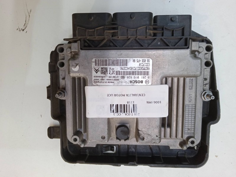 Recambio de centralita motor uce para peugeot 208 i (ca_, cc_) 1.4 hdi referencia OEM IAM 0281019820  