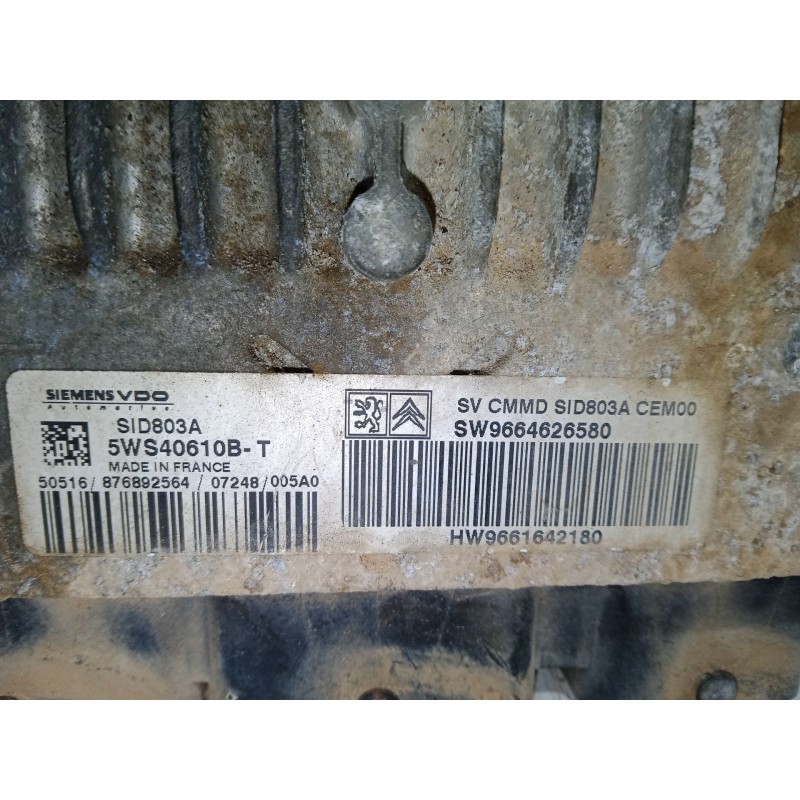 Recambio de centralita motor uce para fiat ulysse (179_) 2.0 d multijet referencia OEM IAM 5WS40610B-T.SW9664626580  