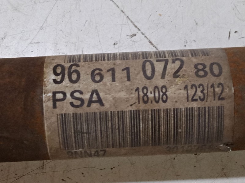 Recambio de transmision delantera derecha para peugeot 308 i (4a_, 4c_) 1.6 16v referencia OEM IAM 9661107280  