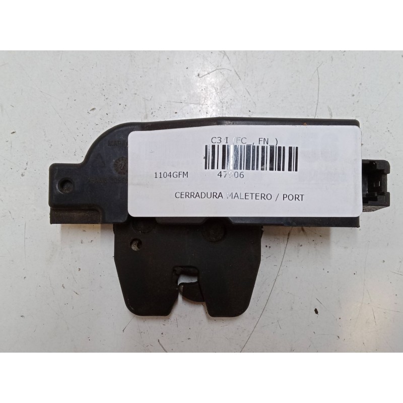 Recambio de cerradura maletero / porton para citroën c3 i (fc_, fn_) 1.6 16v referencia OEM IAM   
