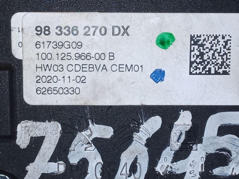Recambio de palanca cambio para peugeot 3008 suv (mc_, mr_, mj_, m4_) 1.5 bluehdi 130 referencia OEM IAM 98336270DX  